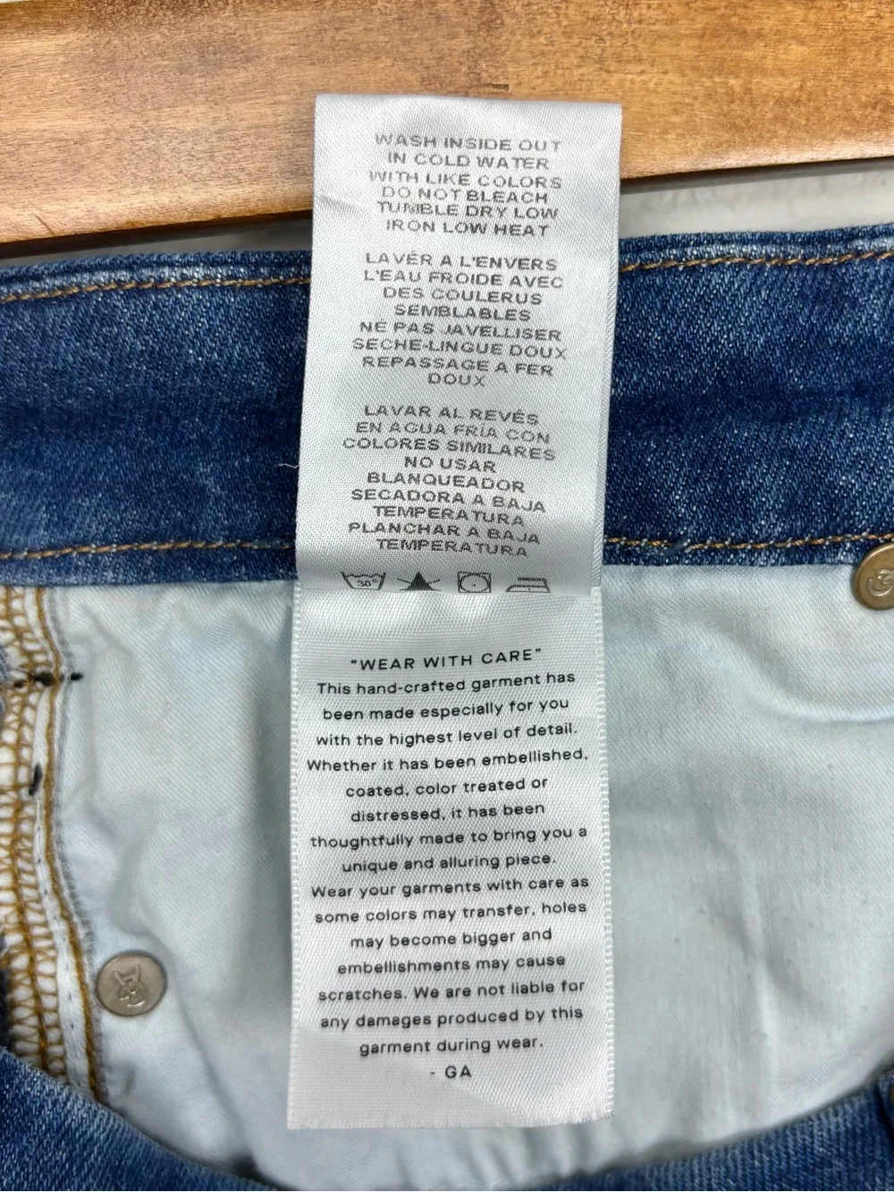 Good American Good Curve Split Pocket High Rise Straight Jeans Size 10 / 30